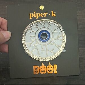 Piper K Boo! Halloween Enamel Eye Claw Hair Clip